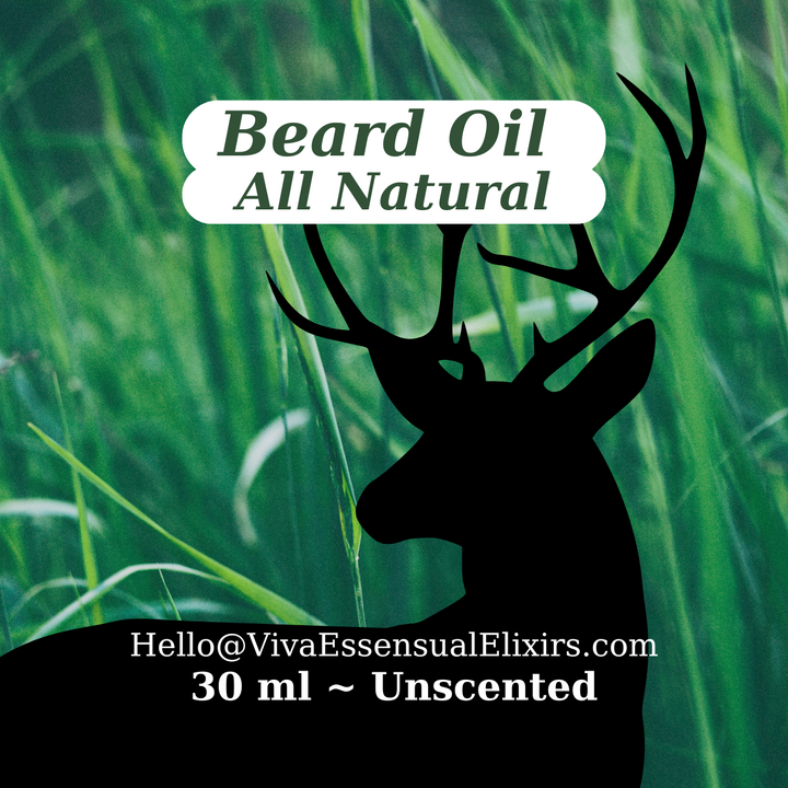 BEARD OIL ~ UNSCENTED ~ 30 ML ~ ALL NATURAL