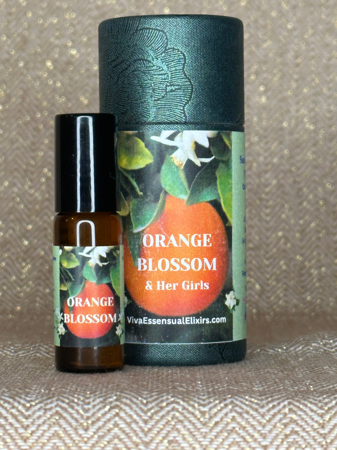 Orange Blossom & Her Girls -100% Natural Perfume-5 ml Roll-on