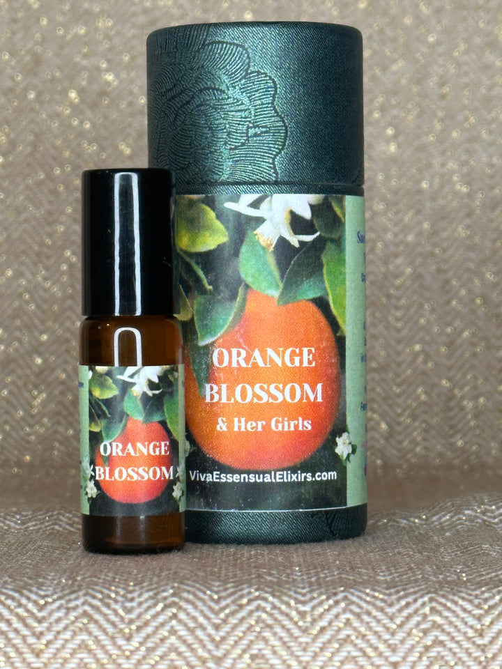 Orange Blossom & Her Girls -100% Natural Perfume-5 ml Roll-on