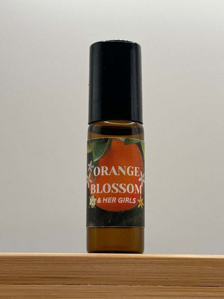 Orange Blossom & Her Girls -100% Natural Perfume-5 ml Roll-on